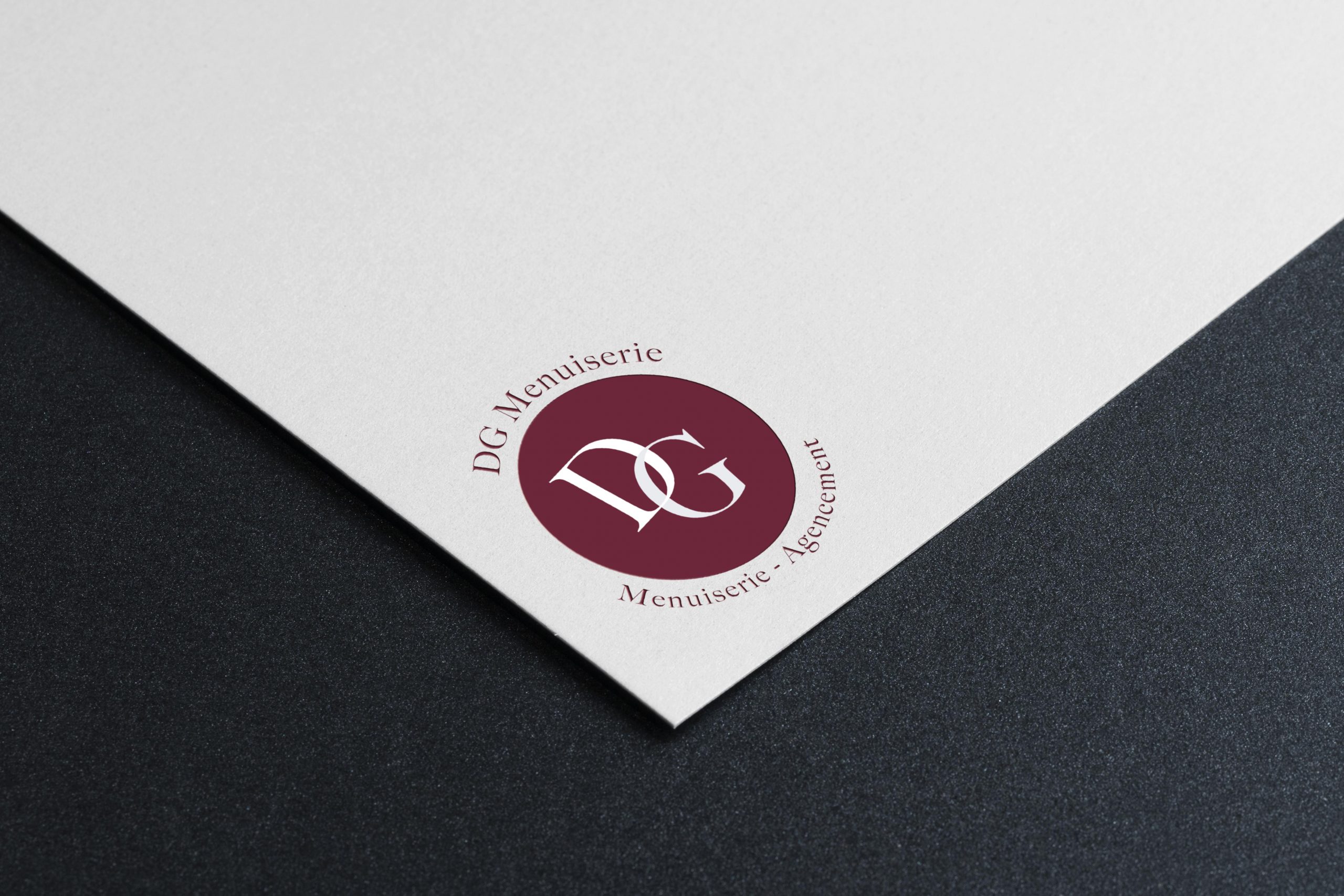 Logotype, DG Menuiserie